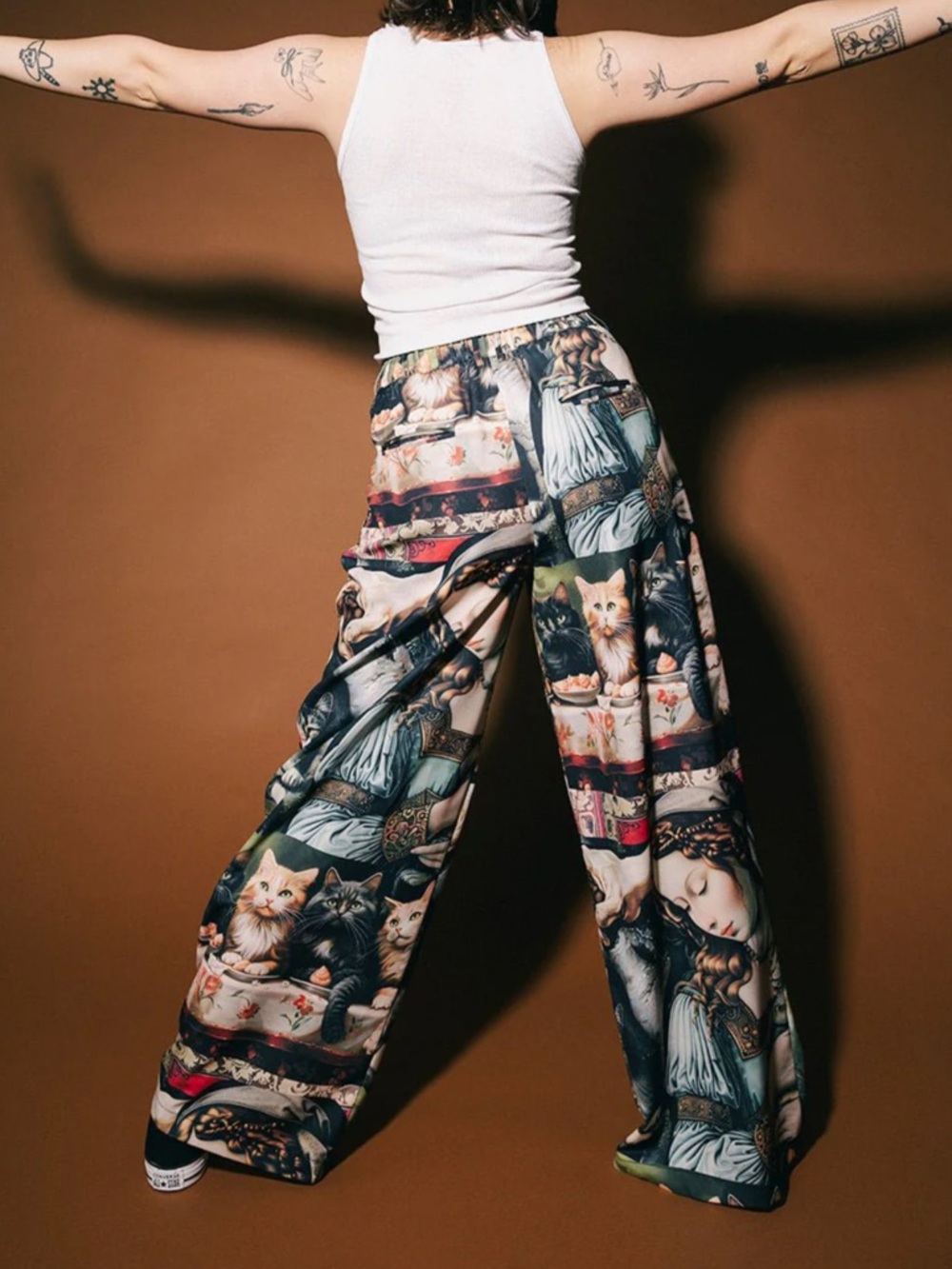 NWOT Dressed in LaLa Cult of Cats Trousers